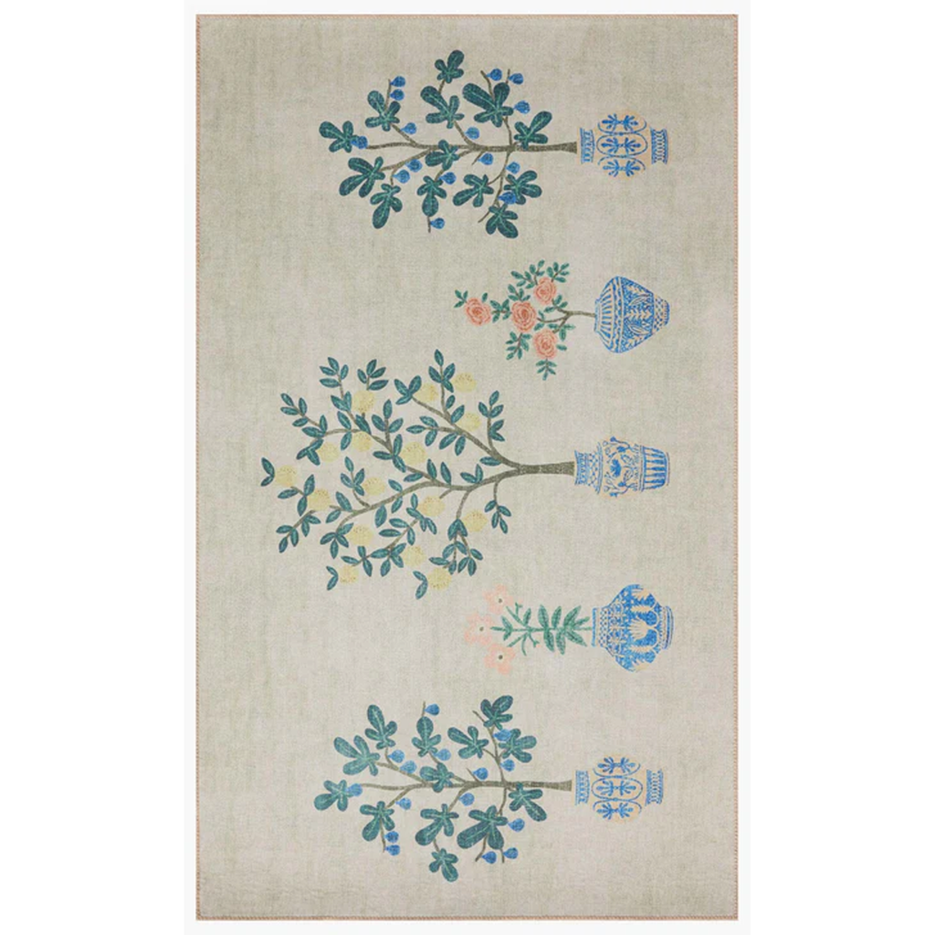 Rifle Paper Rug, Atelier Topiary Ivory