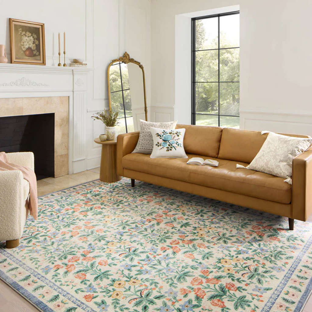Rifle Paper Rug, Eden Mughal Garden Cream