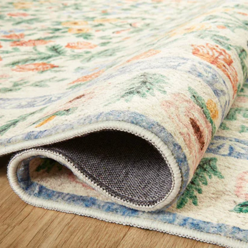 Rifle Paper Rug, Eden Mughal Garden Cream