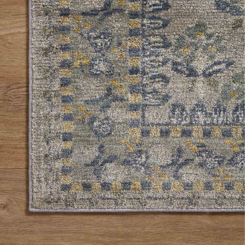 Rifle Paper Rug, Fiore Forte Grey
