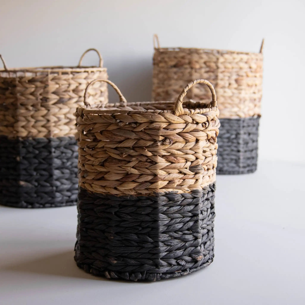 Ariana Natural Baskets, Set of 3