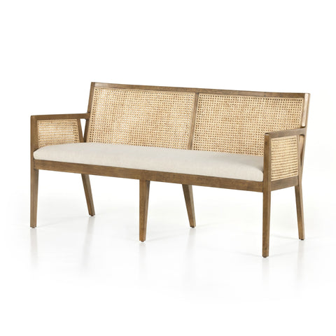 Parawood Caned Accent Bench