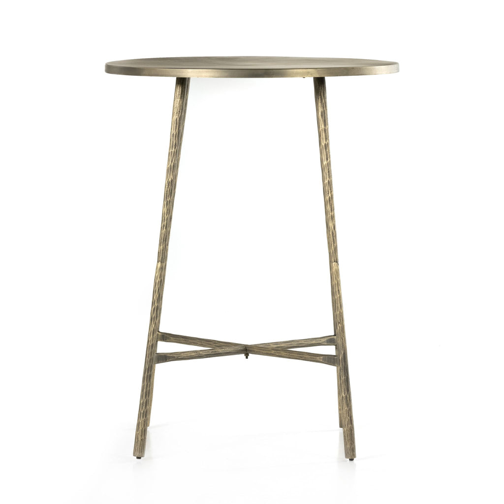 Cocktail Table, New Aged Antique Brass