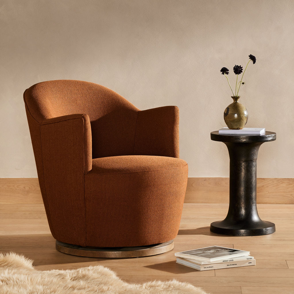 Small Drum Swivel Chair