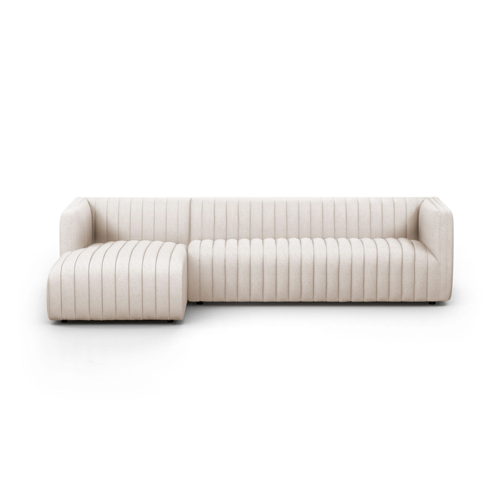 Channeled 2 Piece Sectional, Dover Crescent Performance