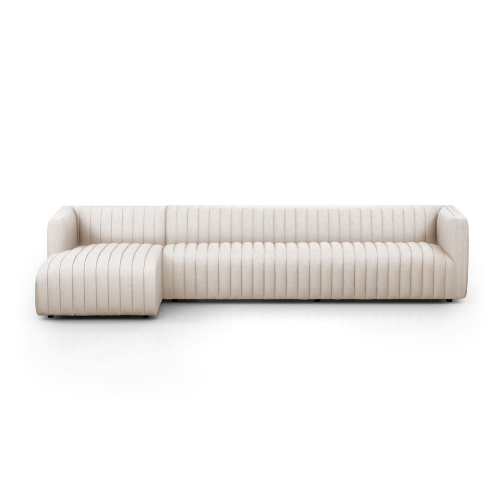 Channeled 2 Piece Sectional, Dover Crescent Performance