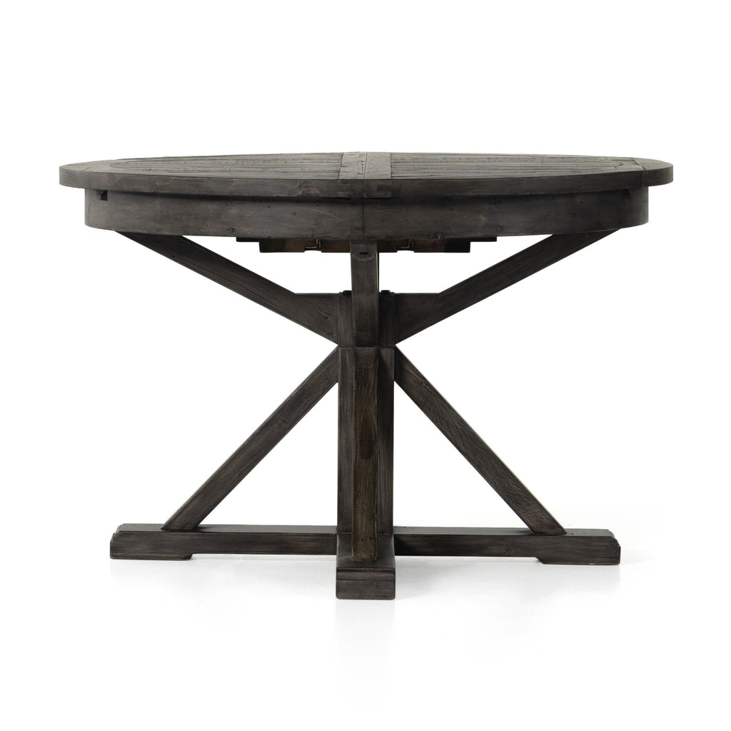 Farmhouse Extension Dining Table, Black Olive 63"