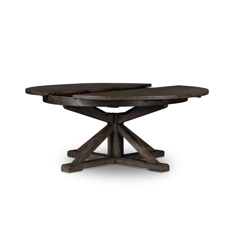 Farmhouse Extension Dining Table, Black Olive 63"