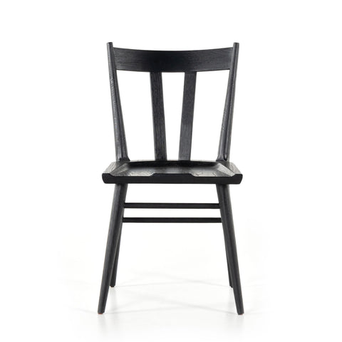Gregory Dining Chair, Black Oak
