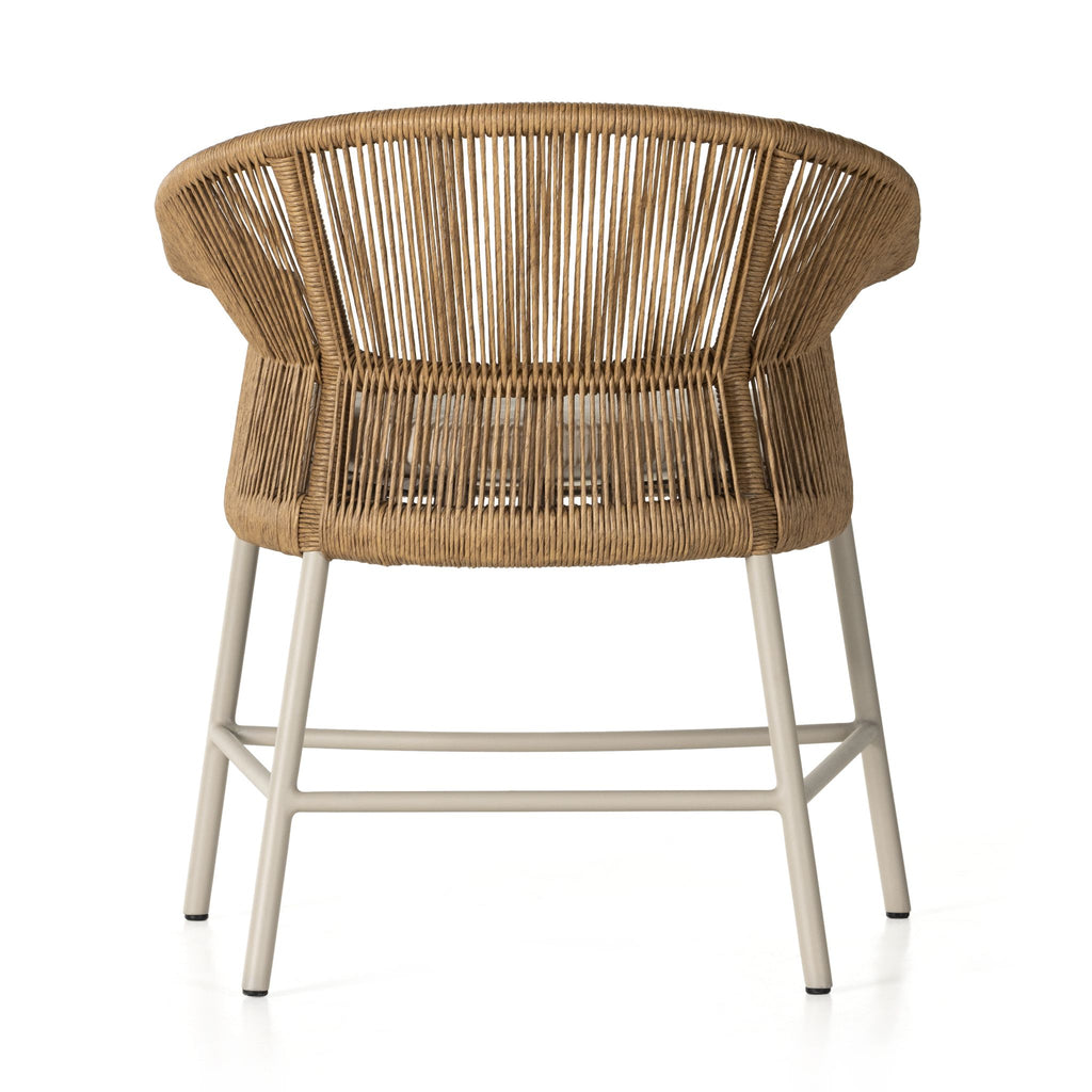 Dayton Outdoor Dining Chair, Woven Rope