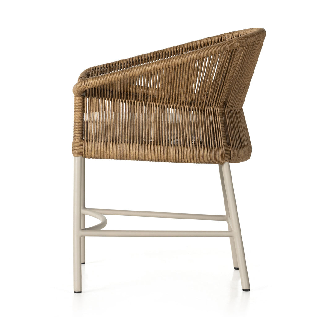 Dayton Outdoor Dining Chair, Woven Rope