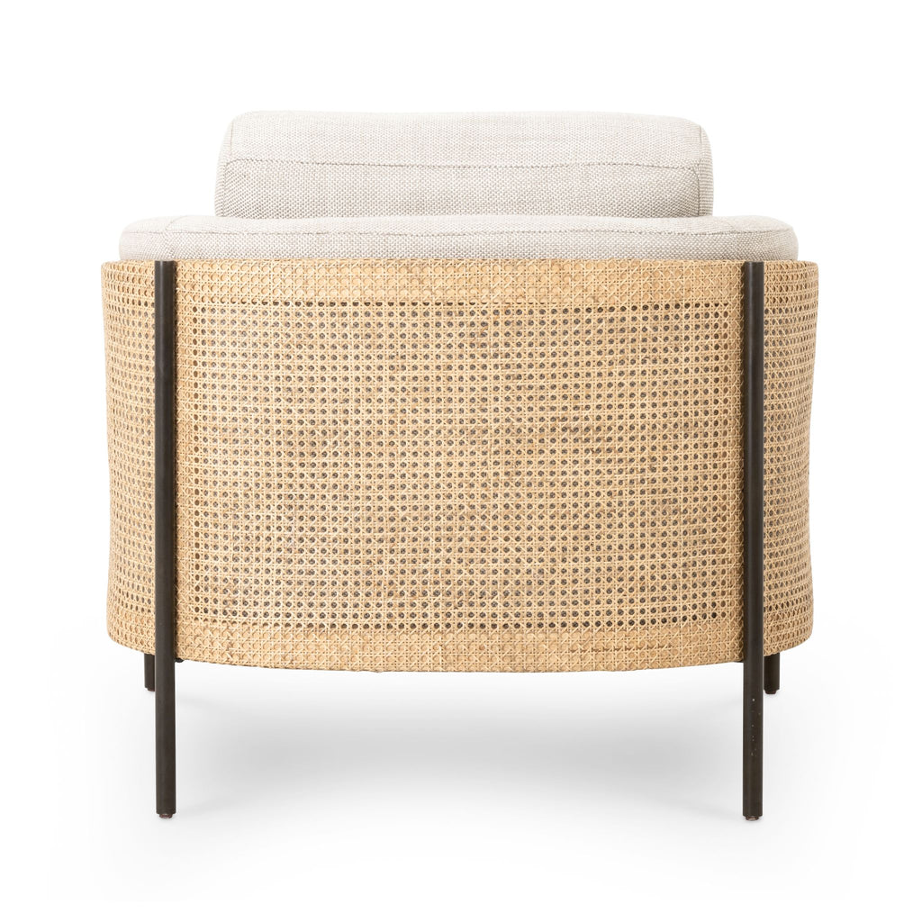 Natural Minimalist Caned Chair