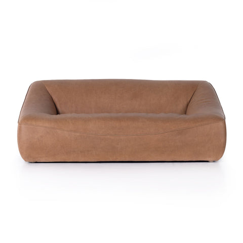 Nutmeg Leather Sofa
