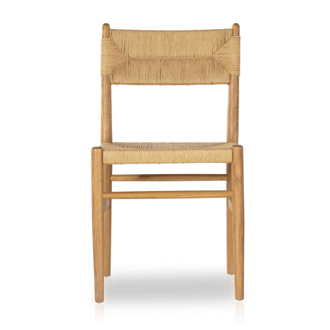 Streamlined Woven Dining Chair, Oak