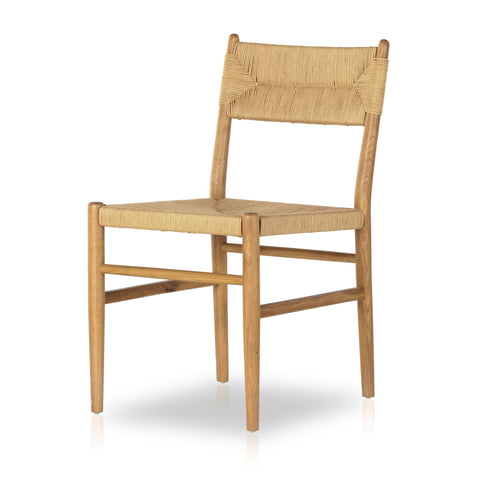 Streamlined Woven Dining Chair, Oak