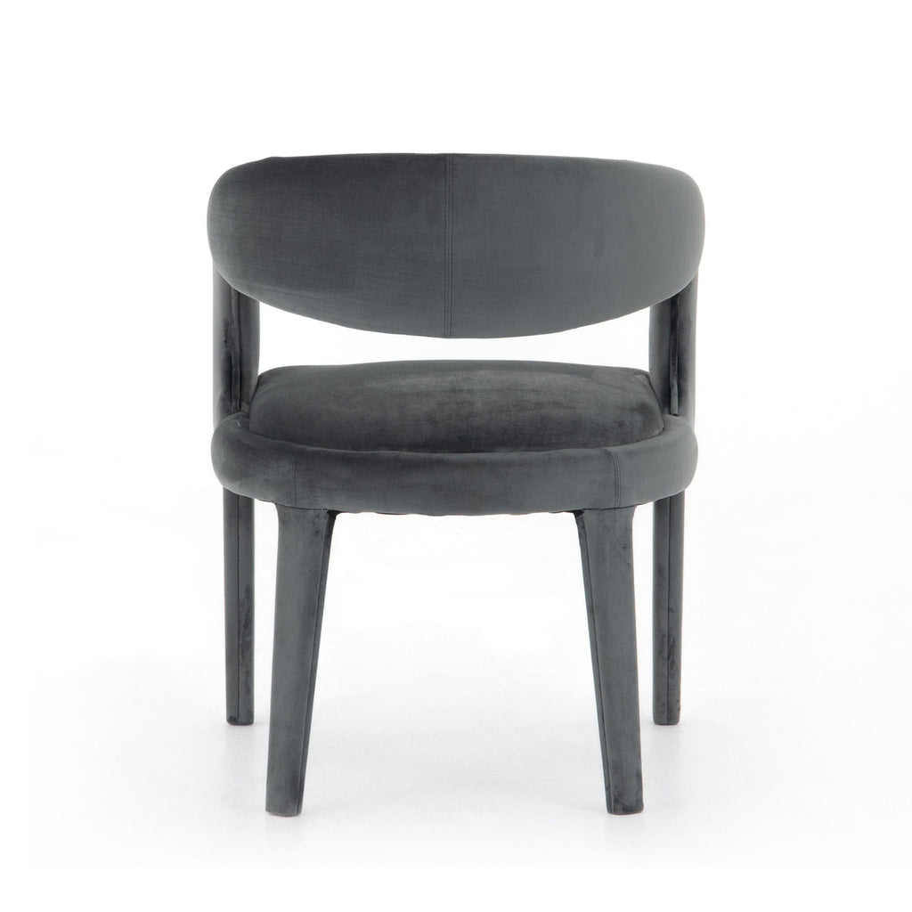 Owens Charcoal Velvet Dining Chair
