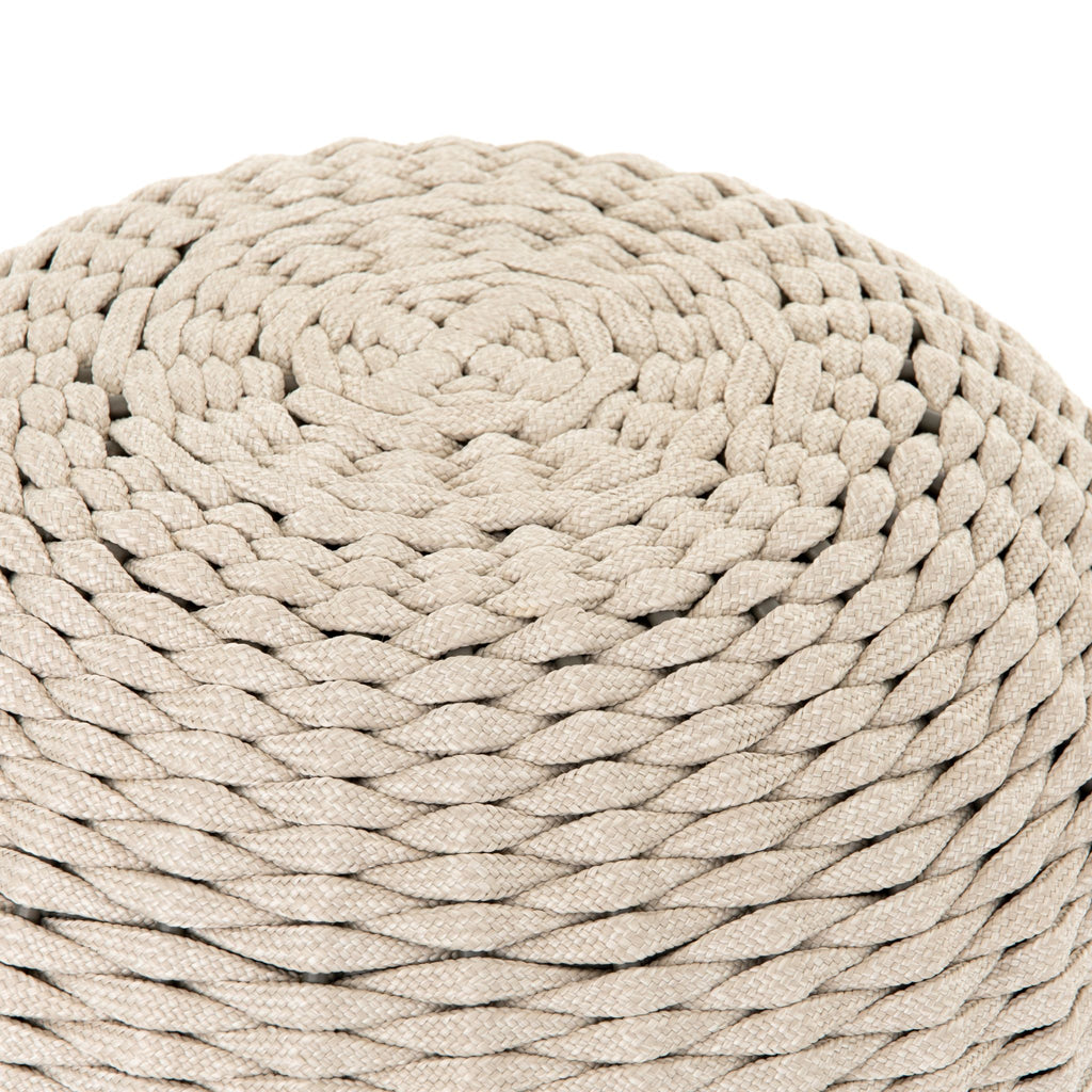Sea Breeze Natural Rope Accent Stool