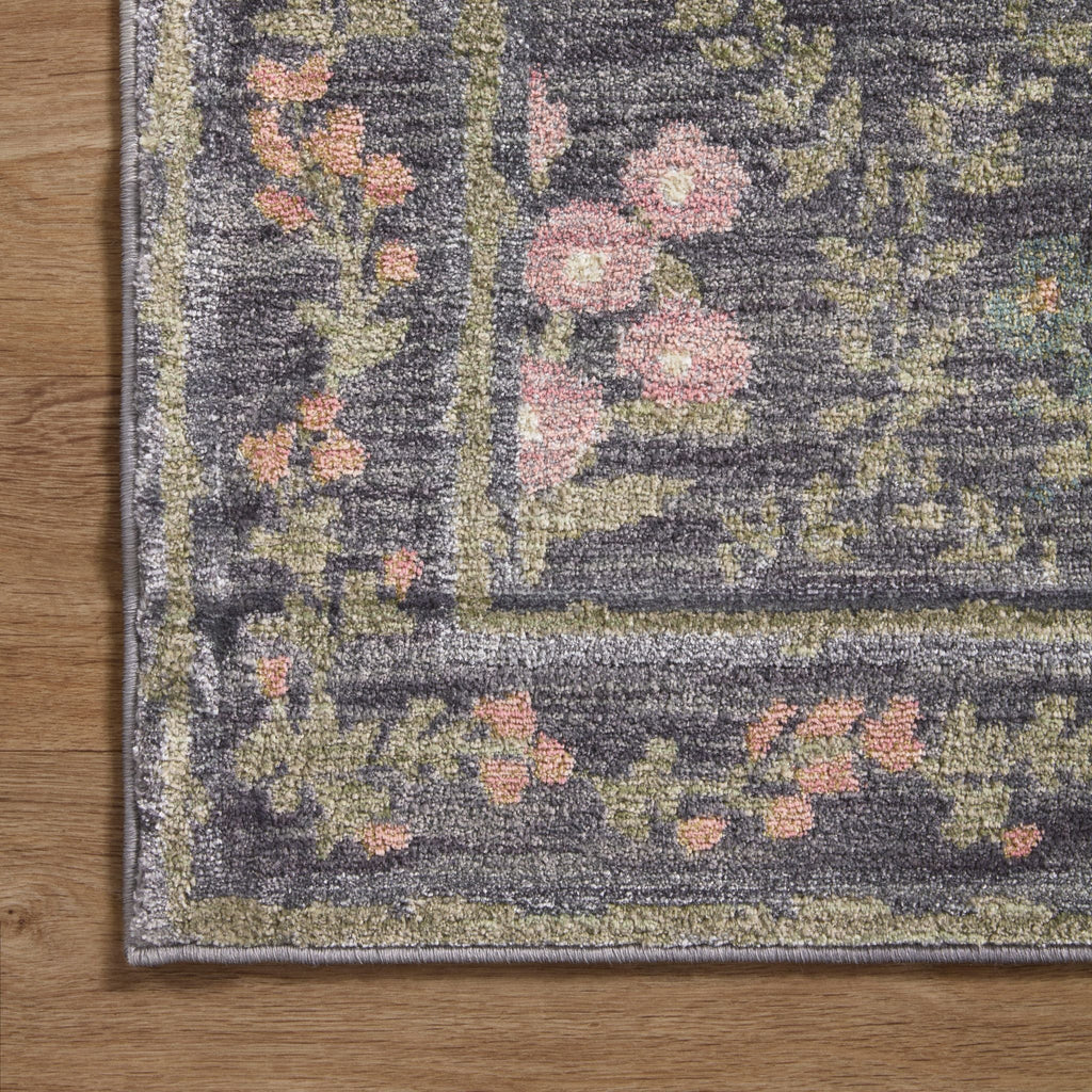 Rifle Paper Rug, Fiore Hawthorne Charcoal