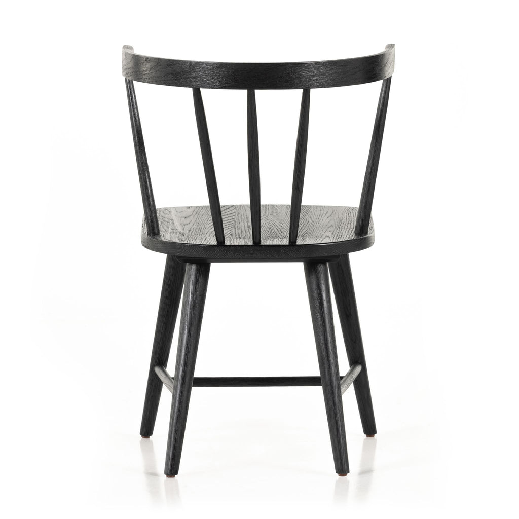 Windsor Dining Chair, Black Oak
