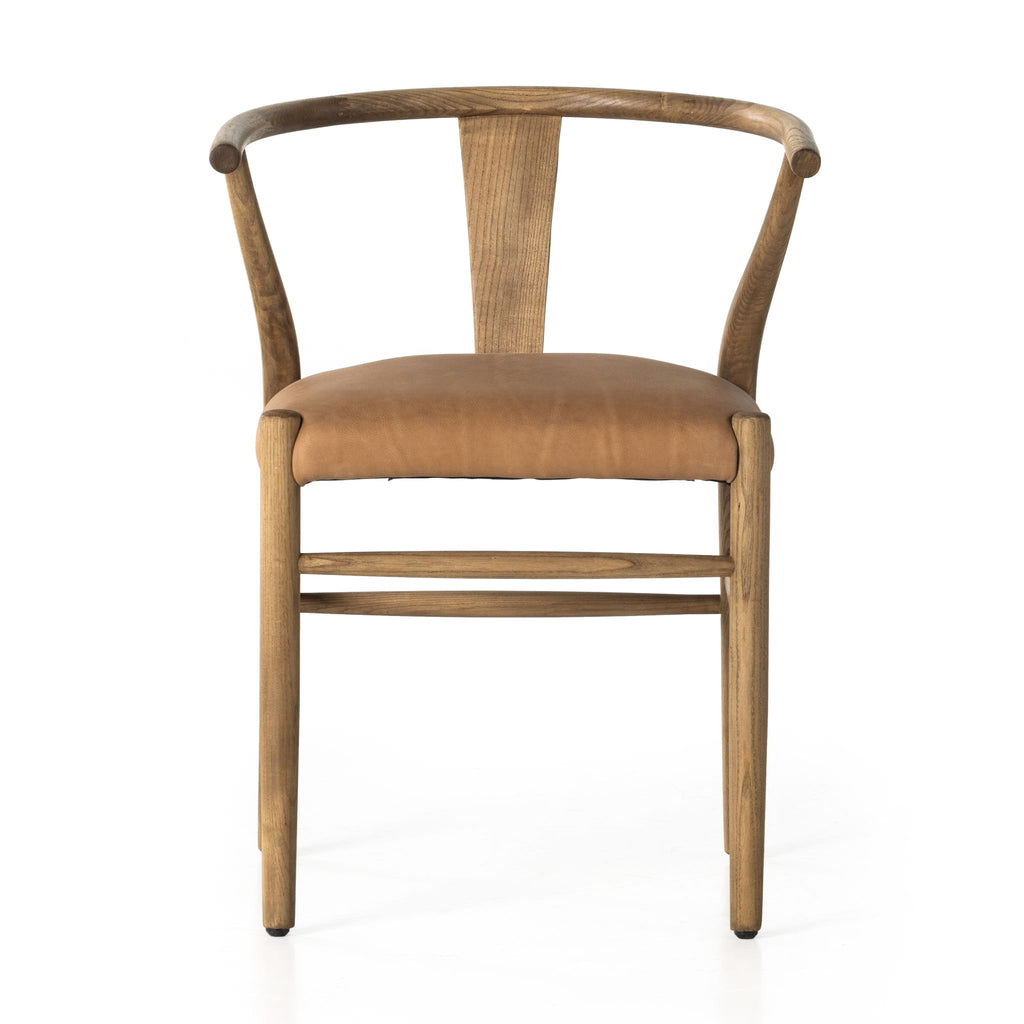 Wishbone Leather Dining Chair