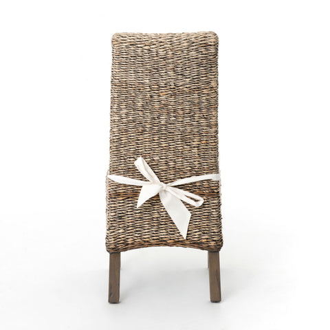 Woven Dining Chair, Grey Wash