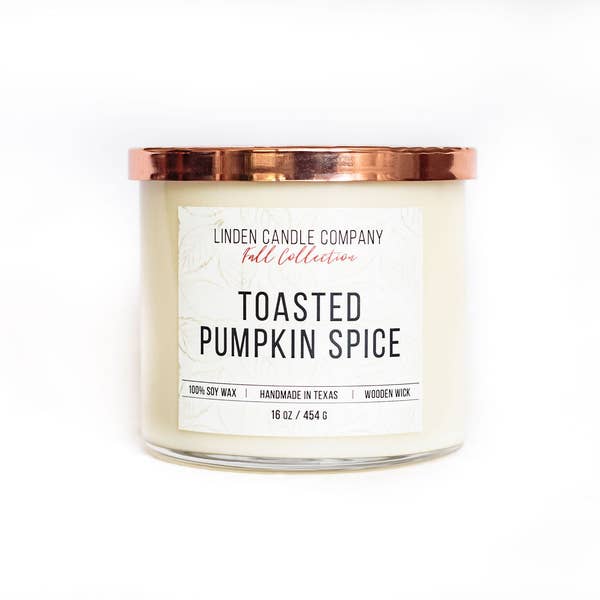 Toasted Pumpkin Spice 16oz Soy Candle
