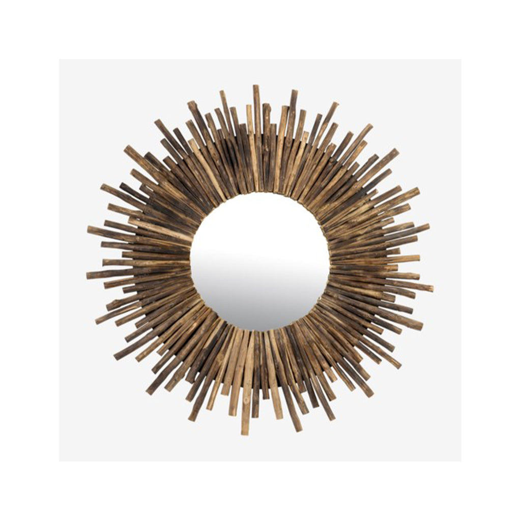 Twig Sunburst Mirror - Natural