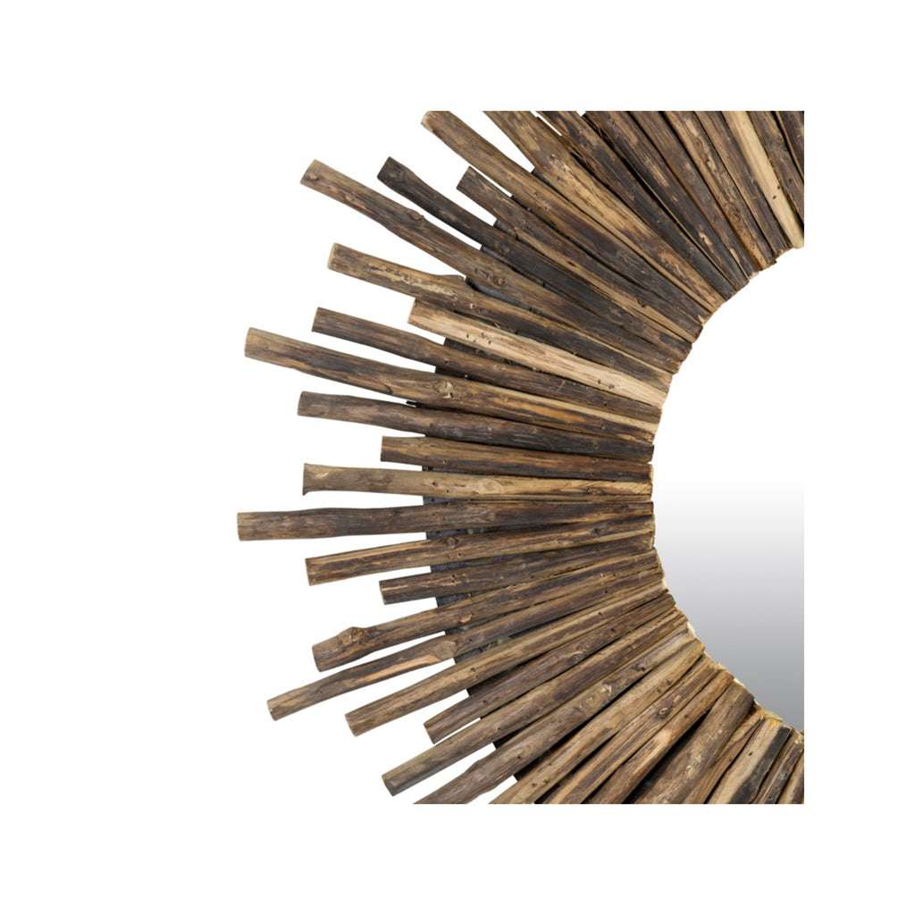 Twig Sunburst Mirror - Natural