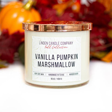 Vanilla Pumpkin Marshmallow 16oz Soy Candle