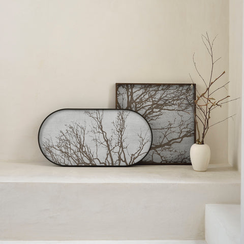 White Tree Oblong Tray