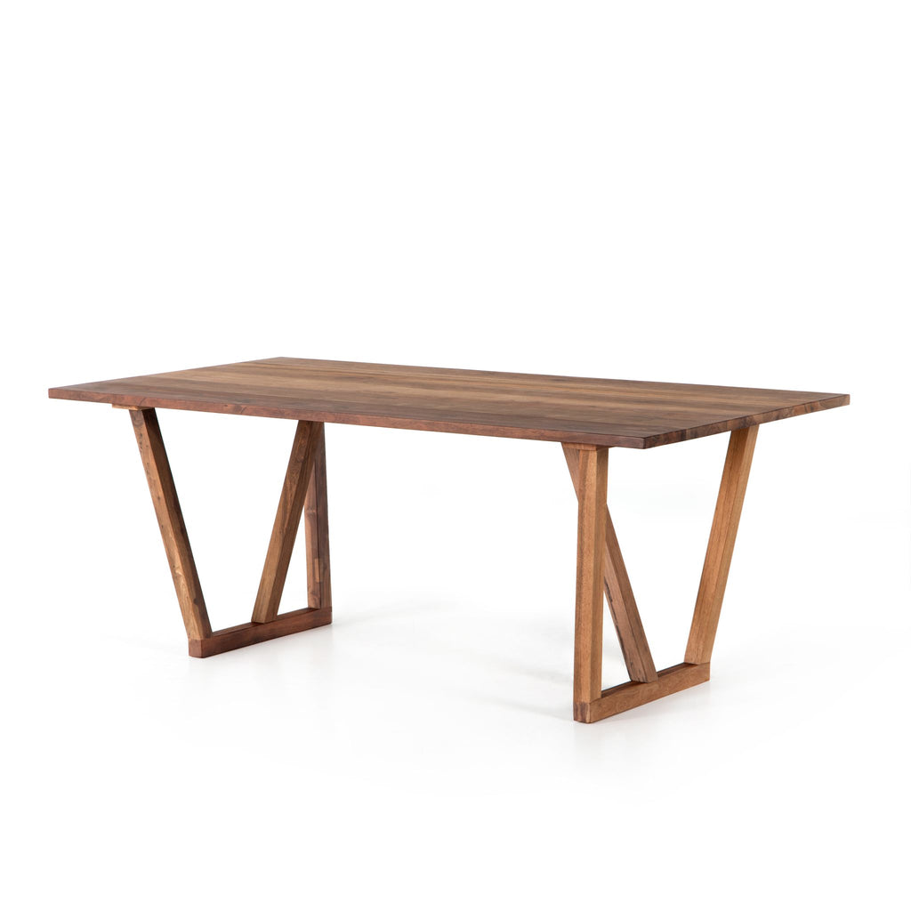 Reverse A-frame Reclaimed Dining Table
