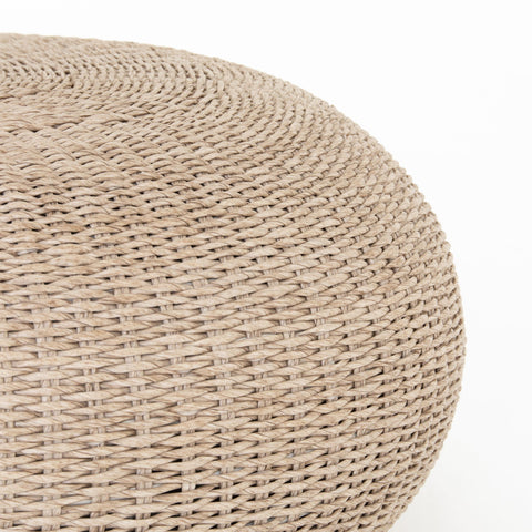 Woven Wicker Round Coffee Table