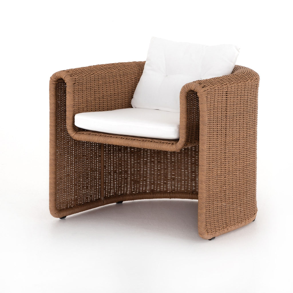 Woven Outdoor Lounge Chair- Natural