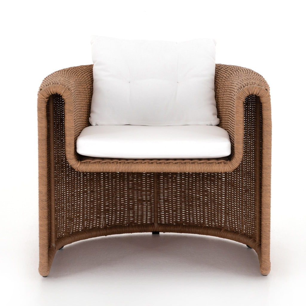 Woven Outdoor Lounge Chair- Natural